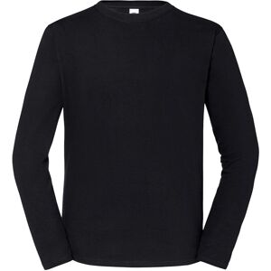 (3XL, Black) Fruit of the Loom Mens Iconic 195 Premium Ringspun Cotton Long-Slee (3XL, Black) Fruit of the Loom Mens Iconic 195 Premium Ringspun Cotton Long-Slee