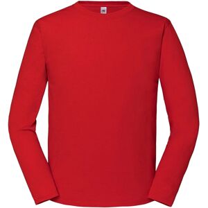 (3XL, Red) Fruit of the Loom Mens Iconic 195 Premium Ringspun Cotton Long-Sleeve (3XL, Red) Fruit of the Loom Mens Iconic 195 Premium Ringspun Cotton Long-Sleeve