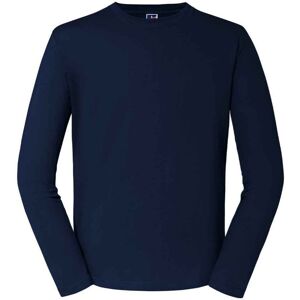 (M, French Navy) Russell Mens Classic Long-Sleeved T-Shirt (M, French Navy) Russell Mens Classic Long-Sleeved T-Shirt