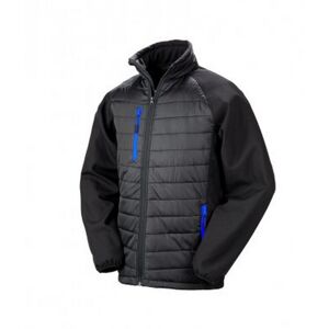 (2XL, Black/Royal Blue) Result Mens Black Compass Padded Soft Shell Jacket (2XL, Black/Royal Blue) Result Mens Black Compass Padded Soft Shell Jacket