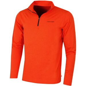 (XXL, Spicy Orange Marl) Calvin Klein Mens 2023 Newport Half Zip Thermal Breatha (XXL, Spicy Orange Marl) Calvin Klein Mens 2023 Newport Half Zip Thermal Breatha