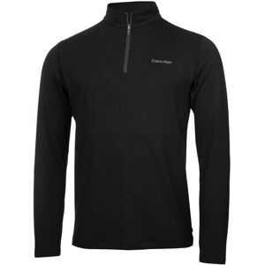 (M, Black) Calvin Klein Mens Newport Half Zip Thermal Breathable Lightweight Swe (M, Black) Calvin Klein Mens Newport Half Zip Thermal Breathable Lightweight Swe
