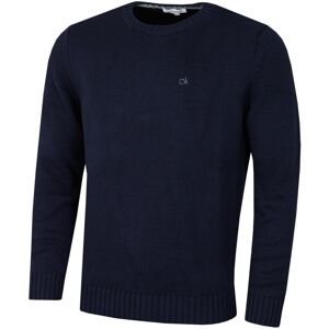 (3XL, Navy) Calvin Klein Mens 2021 Knit Crew Neck Cotton CK Golf Sweater (3XL, Navy) Calvin Klein Mens 2021 Knit Crew Neck Cotton CK Golf Sweater