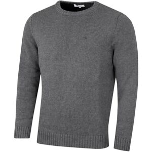 (4XL, Grey Marl) Calvin Klein Mens 2022 Knit Crew Neck Cotton CK Golf Sweater (4XL, Grey Marl) Calvin Klein Mens 2022 Knit Crew Neck Cotton CK Golf Sweater