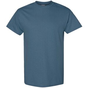 (S, Indigo Blue) Gildan Mens Heavy Cotton Short Sleeve T-Shirt (Pack Of 5) (S, Indigo Blue) Gildan Mens Heavy Cotton Short Sleeve T-Shirt (Pack Of 5)