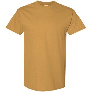 (XL, Old Gold) Gildan Mens Heavy Cotton Short Sleeve T-Shirt (Pack Of 5) (XL, Old Gold) Gildan Mens Heavy Cotton Short Sleeve T-Shirt (Pack Of 5)