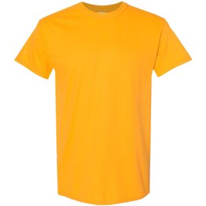 (2XL, Gold) Gildan Mens Heavy Cotton Short Sleeve T-Shirt (Pack Of 5) (2XL, Gold) Gildan Mens Heavy Cotton Short Sleeve T-Shirt (Pack Of 5)