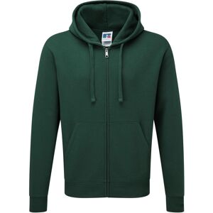 (L, Bottle Green) Russell Mens Authentic Full Zip Hooded Sweatshirt / Hoodie (L, Bottle Green) Russell Mens Authentic Full Zip Hooded Sweatshirt / Hoodie