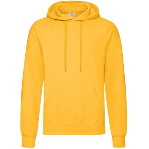 (S, Sunflower) Fruit Of The Loom Mens Hooded Sweatshirt / Hoodie (S, Sunflower) Fruit Of The Loom Mens Hooded Sweatshirt / Hoodie