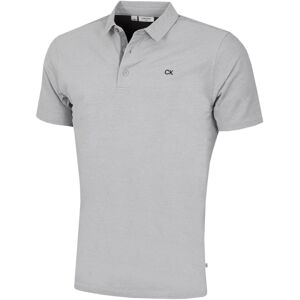 (XXXXXL, Silver) Calvin Klein Mens Prep Campus Oxford Pique Golf Polo Shirt (XXXXXL, Silver) Calvin Klein Mens Prep Campus Oxford Pique Golf Polo Shirt