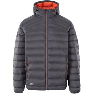 (XS, Dark Grey / Burnt Orange) Trespass Mens Down Jacket Packaway Whitman II (XS, Dark Grey / Burnt Orange) Trespass Mens Down Jacket Packaway Whitman II