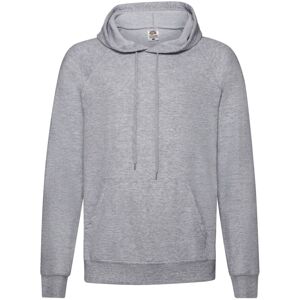 (XL, Heather Grey) Fruit of the Loom Unisex Adult Lightweight Hooded Sweatshirt (XL, Heather Grey) Fruit of the Loom Unisex Adult Lightweight Hooded Sweatshirt