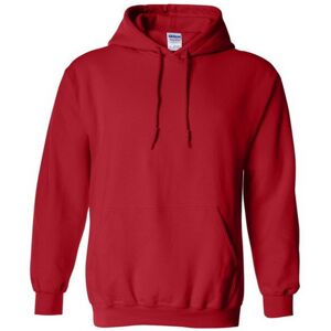 (L, Red) Gildan Heavy Blend Adult Unisex Hooded Sweatshirt / Hoodie (L, Red) Gildan Heavy Blend Adult Unisex Hooded Sweatshirt / Hoodie