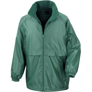 (3XL, Bottle Green) Result Mens Core Adult DWL Jacket (With Fold Away Hood) (3XL, Bottle Green) Result Mens Core Adult DWL Jacket (With Fold Away Hood)