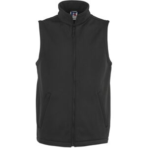 (XS, Black) Russell Mens Smart Softshell Gilet Jacket (XS, Black) Russell Mens Smart Softshell Gilet Jacket