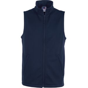 (S, French Navy) Russell Mens Smart Softshell Gilet Jacket (S, French Navy) Russell Mens Smart Softshell Gilet Jacket