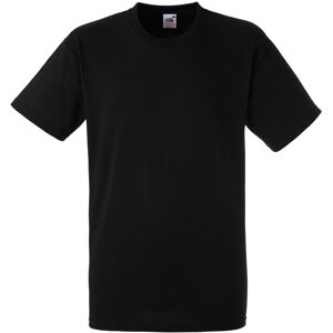 (L, Black) Fruit Of The Loom Mens Heavy Weight Belcoro® Cotton Short Sleeve T-Sh (L, Black) Fruit Of The Loom Mens Heavy Weight Belcoro® Cotton Short Sleeve T-Sh