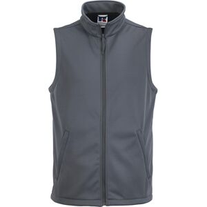 (L, Convoy Grey) Russell Mens Smart Softshell Gilet Jacket (L, Convoy Grey) Russell Mens Smart Softshell Gilet Jacket