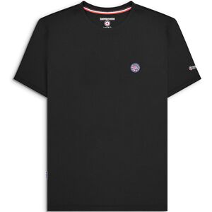 (S, Black) Lambretta Mens Badge Logo Short Sleeve Crew Neck Cotton T-Shirt Top T (S, Black) Lambretta Mens Badge Logo Short Sleeve Crew Neck Cotton T-Shirt Top T