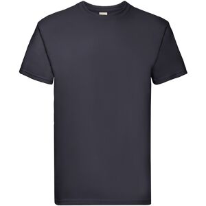 (M, Deep Navy) Fruit Of The Loom Mens Super Premium Short Sleeve Crew Neck T-Shi (M, Deep Navy) Fruit Of The Loom Mens Super Premium Short Sleeve Crew Neck T-Shi