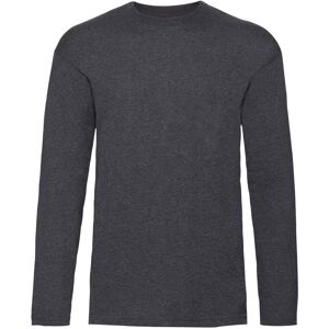 Fruit Of The Loom Mens Valueweight Crew Neck Long Sleeve T-Shirt Fruit Of The Loom Mens Valueweight Crew Neck Long Sleeve T-Shirt