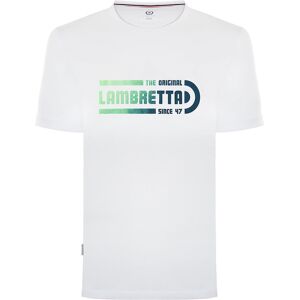 (S, White) Lambretta Mens Fade Logo Retro Crew Neck Short Sleeve T-Shirt Tee Top (S, White) Lambretta Mens Fade Logo Retro Crew Neck Short Sleeve T-Shirt Tee Top