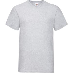 (M, Grey) Fruit of the Loom Mens Valueweight Heather V Neck T-Shirt (M, Grey) Fruit of the Loom Mens Valueweight Heather V Neck T-Shirt