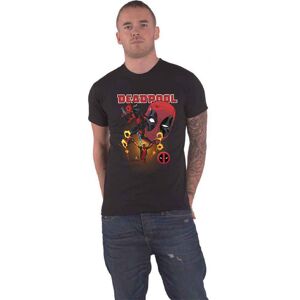 (S, Black) Deadpool T Shirt Deadpool Fight Collage Logo new Official Marvel Mens (S, Black) Deadpool T Shirt Deadpool Fight Collage Logo new Official Marvel Mens