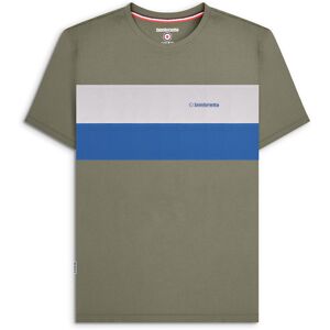 (4XL, Khaki) Lambretta Mens Panelled Casual Cotton Crew Neck Short Sleeve T-Shir (4XL, Khaki) Lambretta Mens Panelled Casual Cotton Crew Neck Short Sleeve T-Shir