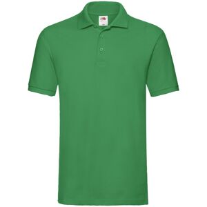 (M, Kelly Green) Fruit of the Loom Mens Premium Pique Polo Shirt (M, Kelly Green) Fruit of the Loom Mens Premium Pique Polo Shirt
