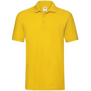 (M, Sunflower) Fruit of the Loom Mens Premium Pique Polo Shirt (M, Sunflower) Fruit of the Loom Mens Premium Pique Polo Shirt