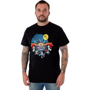 (Small) Sonic the Hedgehog Short Sleeved T-Shirt (Mens Black) (Small) Sonic the Hedgehog Short Sleeved T-Shirt (Mens Black)