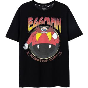 (XX-Large) Sonic the Hedgehog Short Sleeved T-Shirt (Mens Black) (XX-Large) Sonic the Hedgehog Short Sleeved T-Shirt (Mens Black)