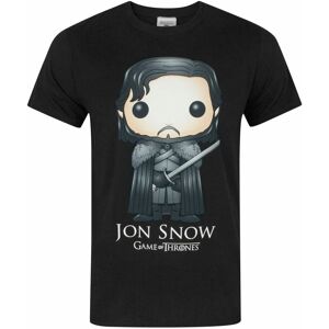 (Small) Game of Thrones Short Sleeved T-Shirt (Mens Black) (Small) Game of Thrones Short Sleeved T-Shirt (Mens Black)