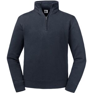 (M, French Navy) Russell Mens Authentic Quarter Zip Sweatshirt (M, French Navy) Russell Mens Authentic Quarter Zip Sweatshirt