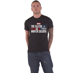 Marvel Comics Falcon & Winter Soldier T-Shirt - Black Marvel Comics Falcon & Winter Soldier T-Shirt - Black