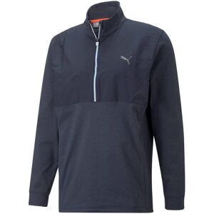 (L, Navy Blazer) Puma Golf Mens Cloudspun WRMLBL Quarter Zip Wind Resistant Swea (L, Navy Blazer) Puma Golf Mens Cloudspun WRMLBL Quarter Zip Wind Resistant Swea