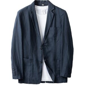 Unbranded (Navy, 2XL) Men's Linen Blazer Lightweight Jacket Coat Two Button Unbranded (Navy, 2XL) Men's Linen Blazer Lightweight Jacket Coat Two Button