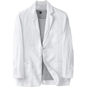 Unbranded (White, 2XL) Men's Linen Blazer Lightweight Jacket Coat Two Button Unbranded (White, 2XL) Men's Linen Blazer Lightweight Jacket Coat Two Button