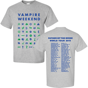 Gildan (XXXL) Vampire Weekend S/S Symbol Tour T-shirt S Gildan (XXXL) Vampire Weekend S/S Symbol Tour T-shirt S