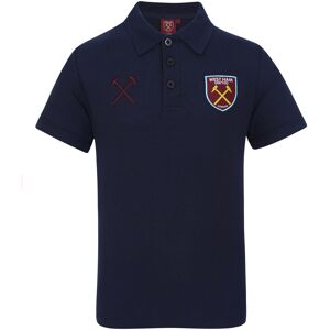 (Navy, 2XL) West Ham United FC Official Football Gift Mens Crest Polo Shirt (Navy, 2XL) West Ham United FC Official Football Gift Mens Crest Polo Shirt