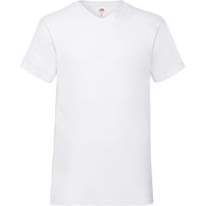 (XXL, White) Fruit of the Loom Mens Valueweight Plain V Neck T-Shirt (XXL, White) Fruit of the Loom Mens Valueweight Plain V Neck T-Shirt