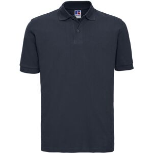 (XXL, French Navy) Russell Mens Classic Cotton Pique Polo Shirt (XXL, French Navy) Russell Mens Classic Cotton Pique Polo Shirt