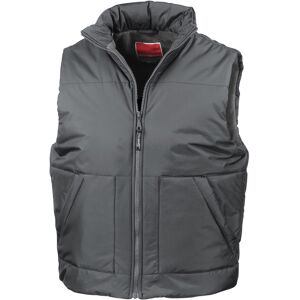 (XXL, Dark Grey) Result Unisex Adult Fleece Lined Body Warmer (XXL, Dark Grey) Result Unisex Adult Fleece Lined Body Warmer
