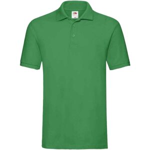 (L, Kelly Green) Fruit of the Loom Mens Premium Cotton Pique Polo Shirt (L, Kelly Green) Fruit of the Loom Mens Premium Cotton Pique Polo Shirt