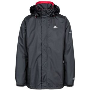 (L, Black) Trespass Mens Fraser II Waterproof Jacket (L, Black) Trespass Mens Fraser II Waterproof Jacket