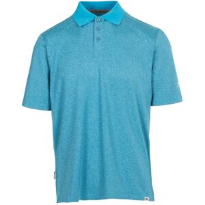 (S, Pond Blue Marl) Trespass Mens Gedding Polo Shirt (S, Pond Blue Marl) Trespass Mens Gedding Polo Shirt
