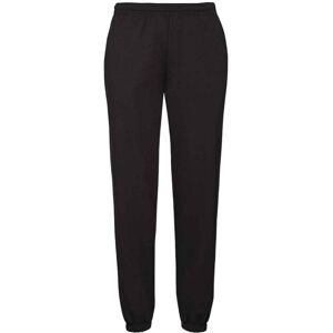 Fruit Of The Loom (L, Black) Fruit Of Loom Mens Classic 80/20 Elasticated Sweatpants Fruit Of The Loom (L, Black) Fruit Of Loom Mens Classic 80/20 Elasticated Sweatpants