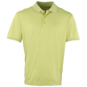 (XXL, Lime) Premier Mens Coolchecker Pique Polo Shirt (XXL, Lime) Premier Mens Coolchecker Pique Polo Shirt