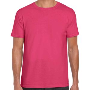 (S, Heliconia) Gildan Mens Short Sleeve Soft-Style T-Shirt (S, Heliconia) Gildan Mens Short Sleeve Soft-Style T-Shirt